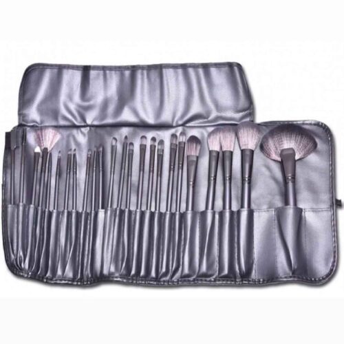 Complete 24-Piece Cosmetic Brush Collection – Ideal for Makeup Enthusiasts