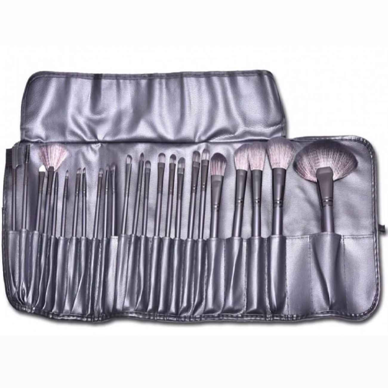 Complete 24-Piece Cosmetic Brush Collection – Ideal for Makeup Enthusiasts