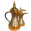 Traditional Brass Dallah Coffee Pot for Arabic Qahwa – Fereshteh Model