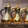 Traditional Brass Dallah Coffee Pot for Arabic Qahwa – Fereshteh Model