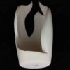 Persian Ceramic Vase with a Modern Cylindrical Form, Featuring a Poetic Design that is Ideal for Dried Flower Arrangements
