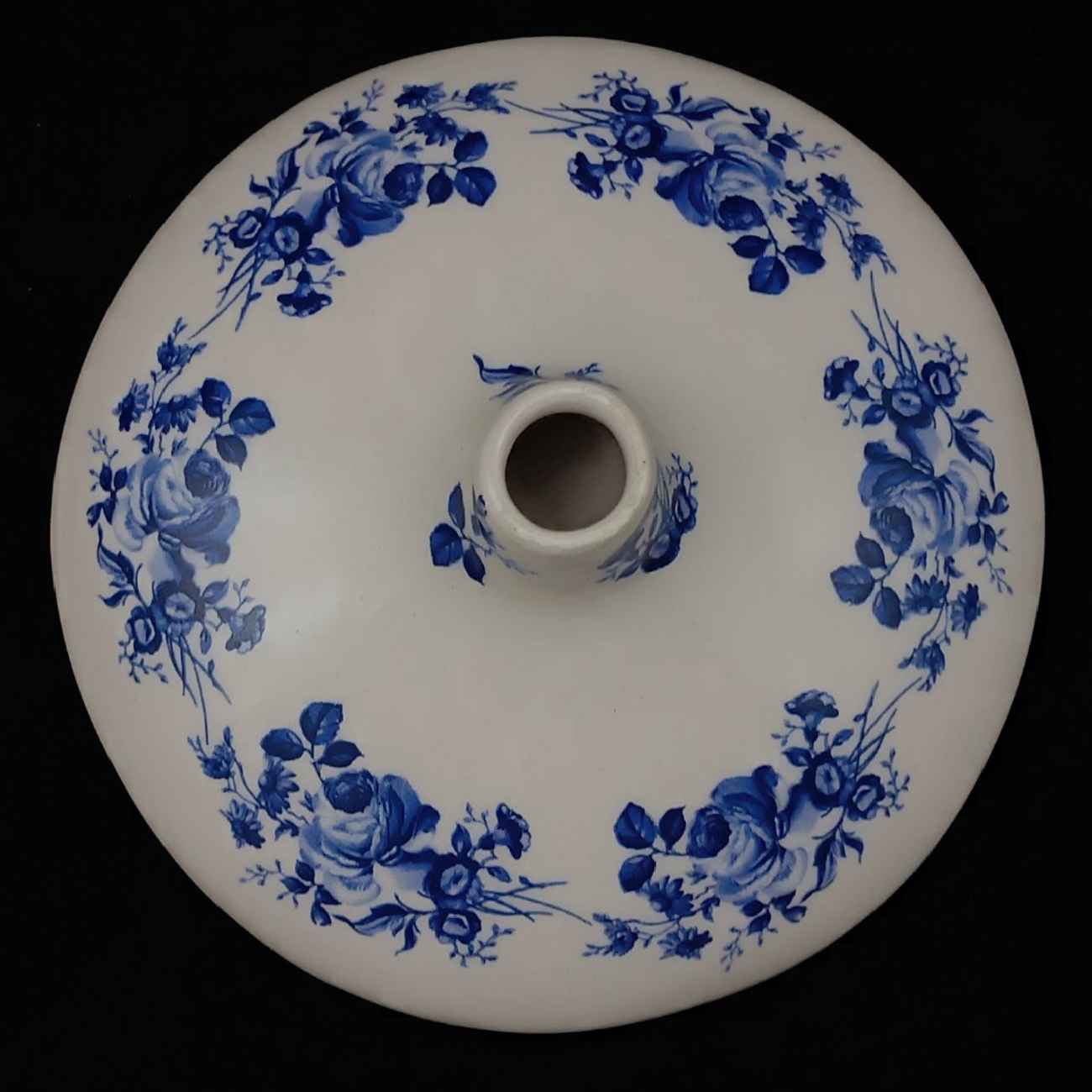 Persian Ceramic Bud Vase from the Moonlight Collection, Featuring a Timeless and Classic Floral Pattern