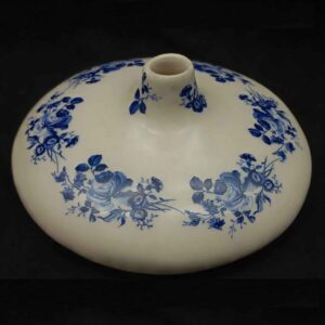 Persian Ceramic Bud Vase from the Moonlight Collection, Featuring a Timeless and Classic Floral Pattern