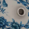 Set of Three Persian Ceramic Bud Vases, Adorned with a Classic Bird and Flower Design for Versatile Home Decor