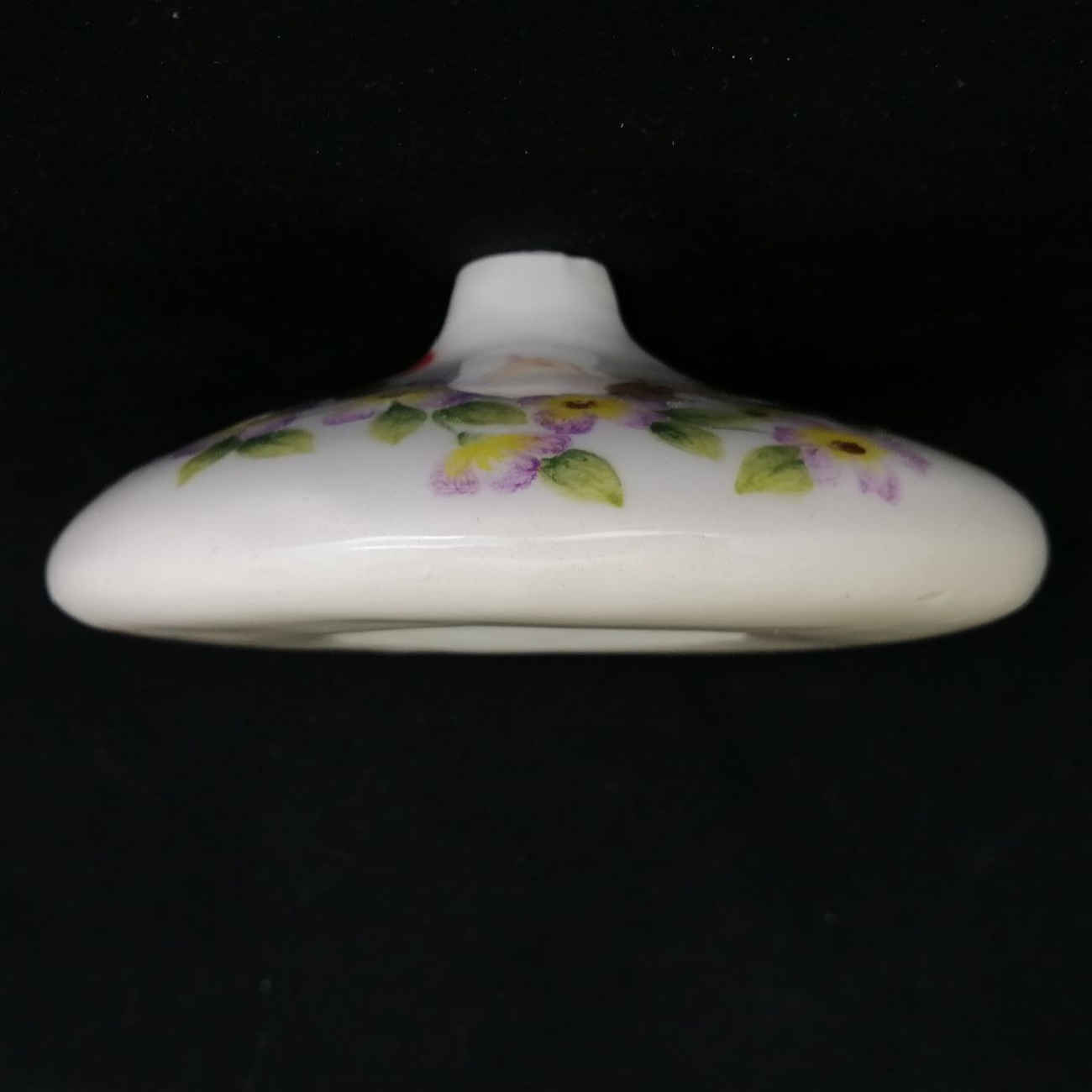 Persian Ceramic Bud Vase, Featuring a Charming Bird and Floral Design that Complements Modern and Rustic Decor