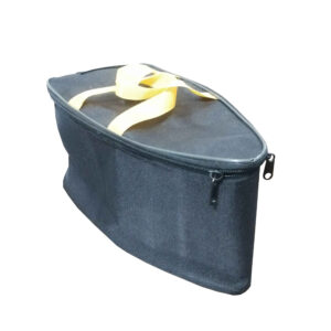 Durable Iron Cover for Organizing – Ideal for Safekeeping in Black