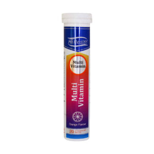 Effervescent Multivitamin Tablet – for Energy & Immunity with Orange Flavor Pack of 1 & 20 Tablet
