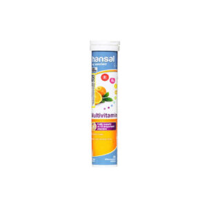 Effervescent Multivitamin Tablet with Orange Flavor – Pack of 1 & 20 Tablet