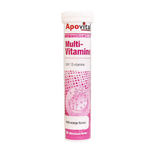 Effervescent Multivitamin Tablet with Orange Flavor Pack of 1 & 20 Tablet