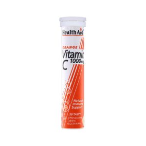 Effervescent Vitamin C Tablet – Boosting the Immune System with Orange Flavor – Pack of 1 & 20 Tablet