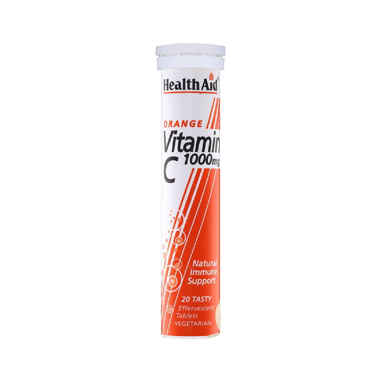 Effervescent Vitamin C Tablet – Boosting the Immune System with Orange Flavor – Pack of 1 & 20 Tablet