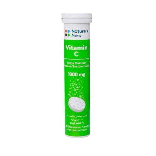Effervescent Vitamin C Tablet - Perfect for Health with Lemon Flavor, Pack of 1 & 20 Tablet