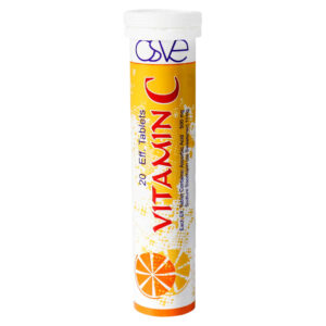 Effervescent Vitamin C Tablet – Perfect for Health with Orange Flavor, Pack of 1 & 20 Tablet