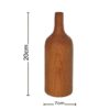 Elegant Decorative Wooden Bud Vase, Designed to Complement Both Modern and Classic Interior Styles Seamlessly