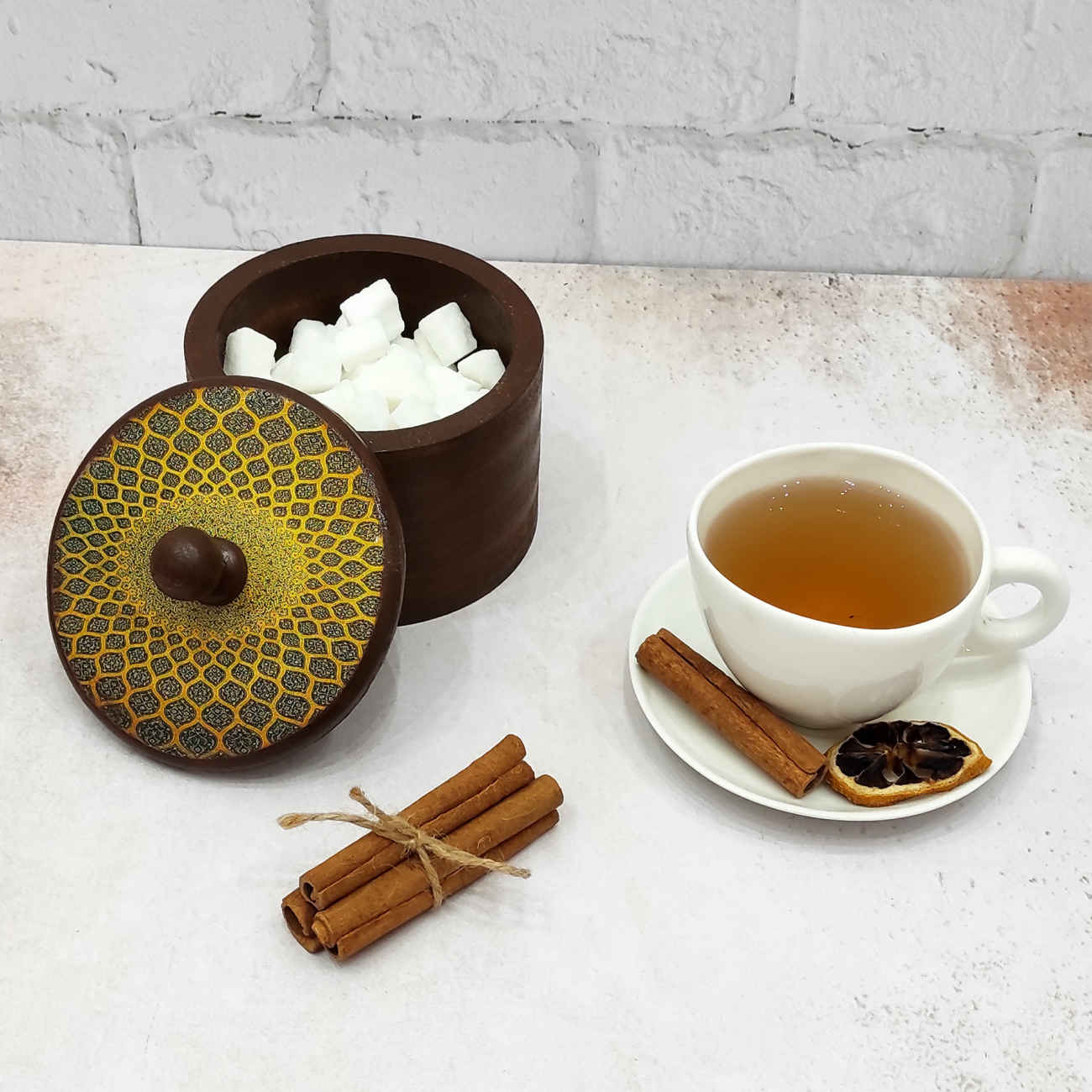 Elegant Wooden Sugar Bowl to Complement Your Table – with Timeless Appeal