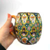 Enamelled Pottery Mug - Handcrafted Minakari with a Jar-Shaped Design