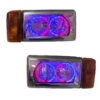 Front Car Headlight - Full Car Ring Model, Compatible with Paykan (Pack of 2)