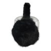 Fur Earmuffs – Luxurious and Warm for Women in Black