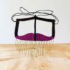 Handcrafted Battoulah Mask - Draped in Glamour and Splendor