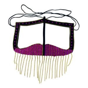 Handcrafted Battoulah Mask – Draped in Glamour and Splendor