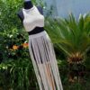 Handcrafted Bohemian Macrame Dress – Ideal for Casual Wear, Vacations & Elegant Event