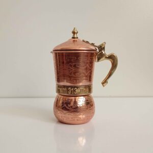Handcrafted Copper Moka Pot – Authentic Stovetop Espresso Maker