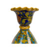 Handcrafted Persian Pottery Vase with a Classic Jar Shape, Adorned with a Beautiful Bird and Flower Motif