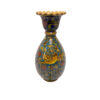Handcrafted Persian Pottery Vase with a Classic Jar Shape, Adorned with a Beautiful Bird and Flower Motif