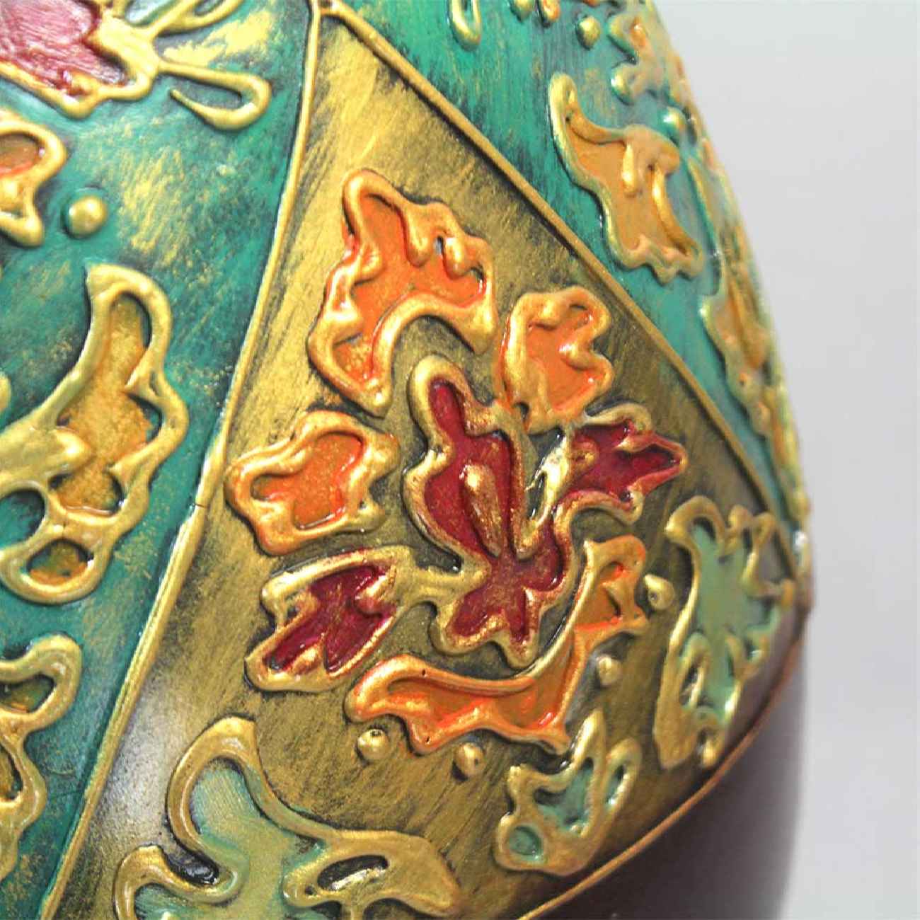 Handcrafted Persian Pottery Bud Vase with a Beautiful Embossed Design, Ideal for Displaying Single Stems