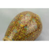 Handcrafted Persian Pottery Vase with a Classic Jar Silhouette, Adorned with a Timeless Floral and Bird Design