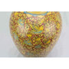 Handcrafted Persian Pottery Vase with a Classic Jar Silhouette, Adorned with a Timeless Floral and Bird Design