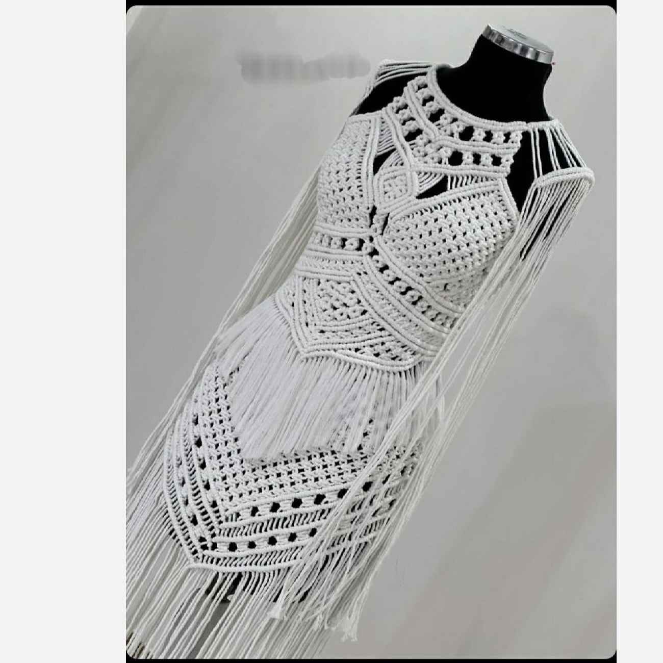 Handcrafted Macrame Dress – Beautifully Knotted Details for Breathable Summer Style