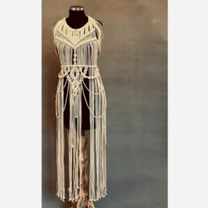 Handcrafted Macrame Dress – Perfect for Beach Day & Festival
