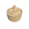 Handcrafted Wooden Sugar Bowl - A Natural Touch for Your Kitchen