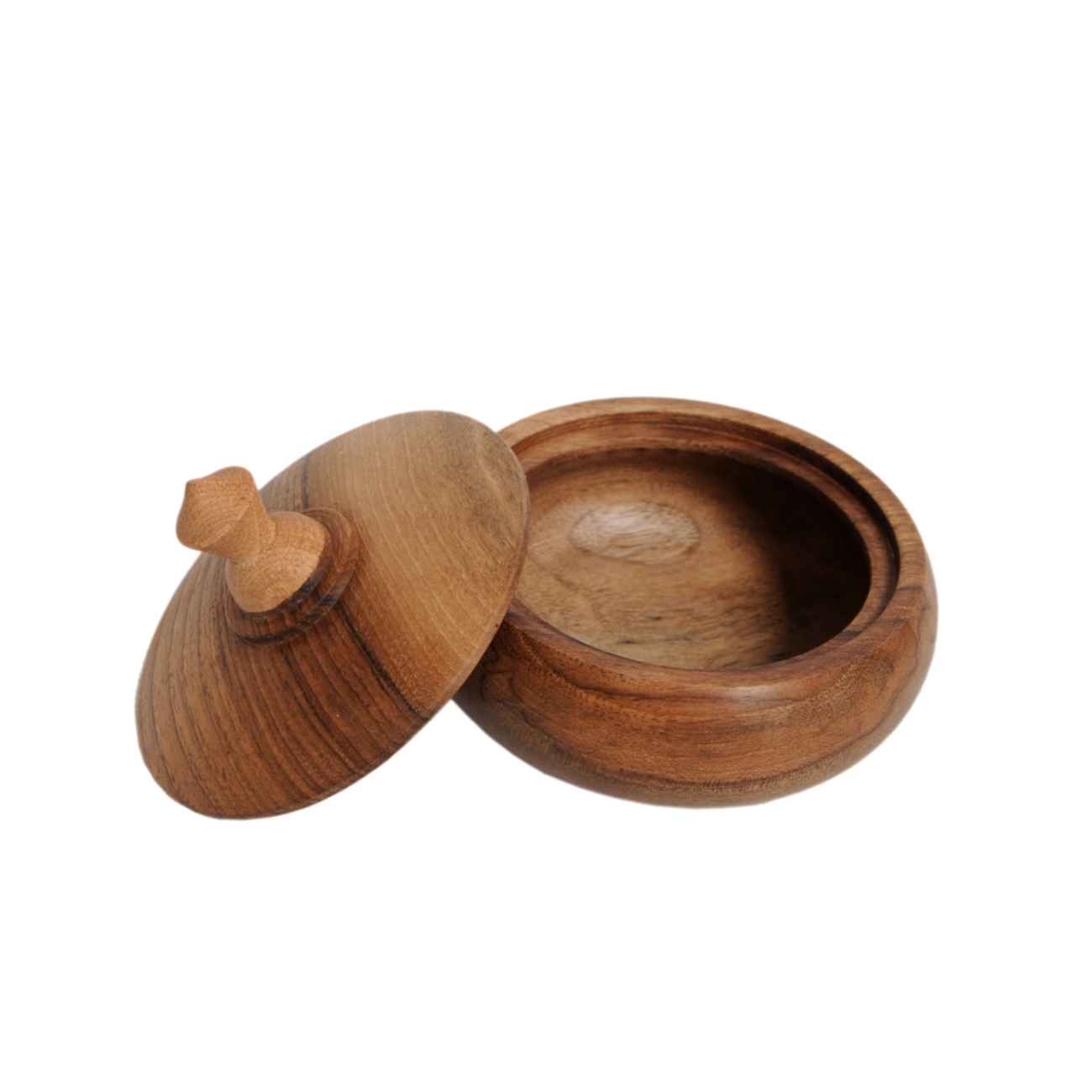 Handcrafted Wooden Sugar Bowl – A Perfect Blend of Rustic Elegance and Everyday Functionality