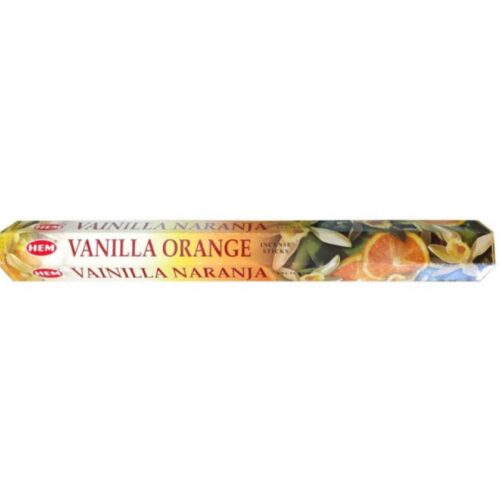 Vanilla and Orange Incense Sticks, 4 Packs of 20