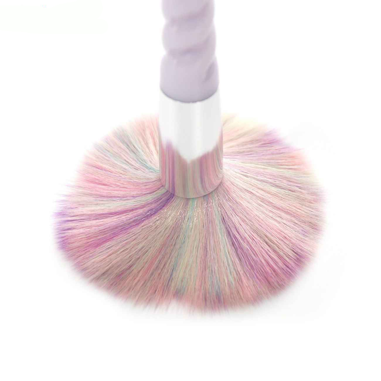 Magical Twist Makeup Brush Set – Rainbow Bristles, 10-Piece