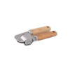 Manual Garlic Press with Wooden Handle - Chic & Durable