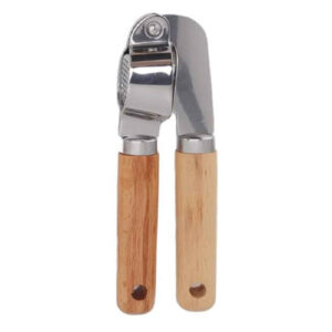 Manual Garlic Press with Wooden Handle – Chic & Durable