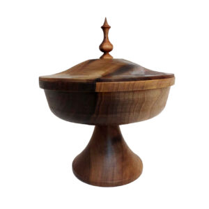 Nature-Inspired Wooden Candy Bowl for Sweets, Snacks and Decor