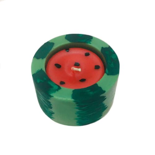Persian Watermelon Pillar Candles – Decorative Yalda Night Candle Set (2-Pack)