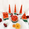 Watermelon Candle Set – Small Model (6-Pack), Ideal for Shabe Yalda