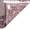 Hand-Knotted Persian Birjand Riz Mahi Rug (Mahi Medallion) - Red Silk & Wool