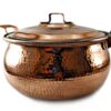 Persian Copper Cooking Pot - Handcrafted Hammered Design, Ettie