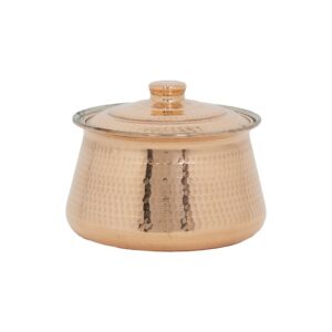 Persian Copper Cooking Pot – Handcrafted Hammered Design, Mahbod