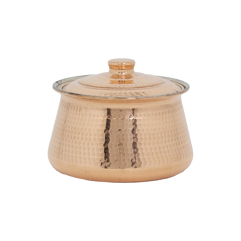 Persian Copper Cooking Pot – Handcrafted Hammered Design, Mahbod