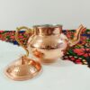 Persian Copper Stovetop Samovar Tea Maker with Teapot Model Abeeha