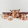 Persian Copper Stovetop Samovar Tea Maker with Teapot Model Abeeha