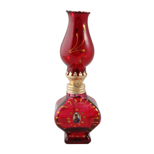 Persian Glass Kerosene Oil Lamp with Shah Abbasi Design Suitable for Home Decor