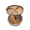 Persian Wooden Serving Stand - Tiered and Efficient